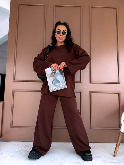 large size set "MANHATTAN" - CHOCO